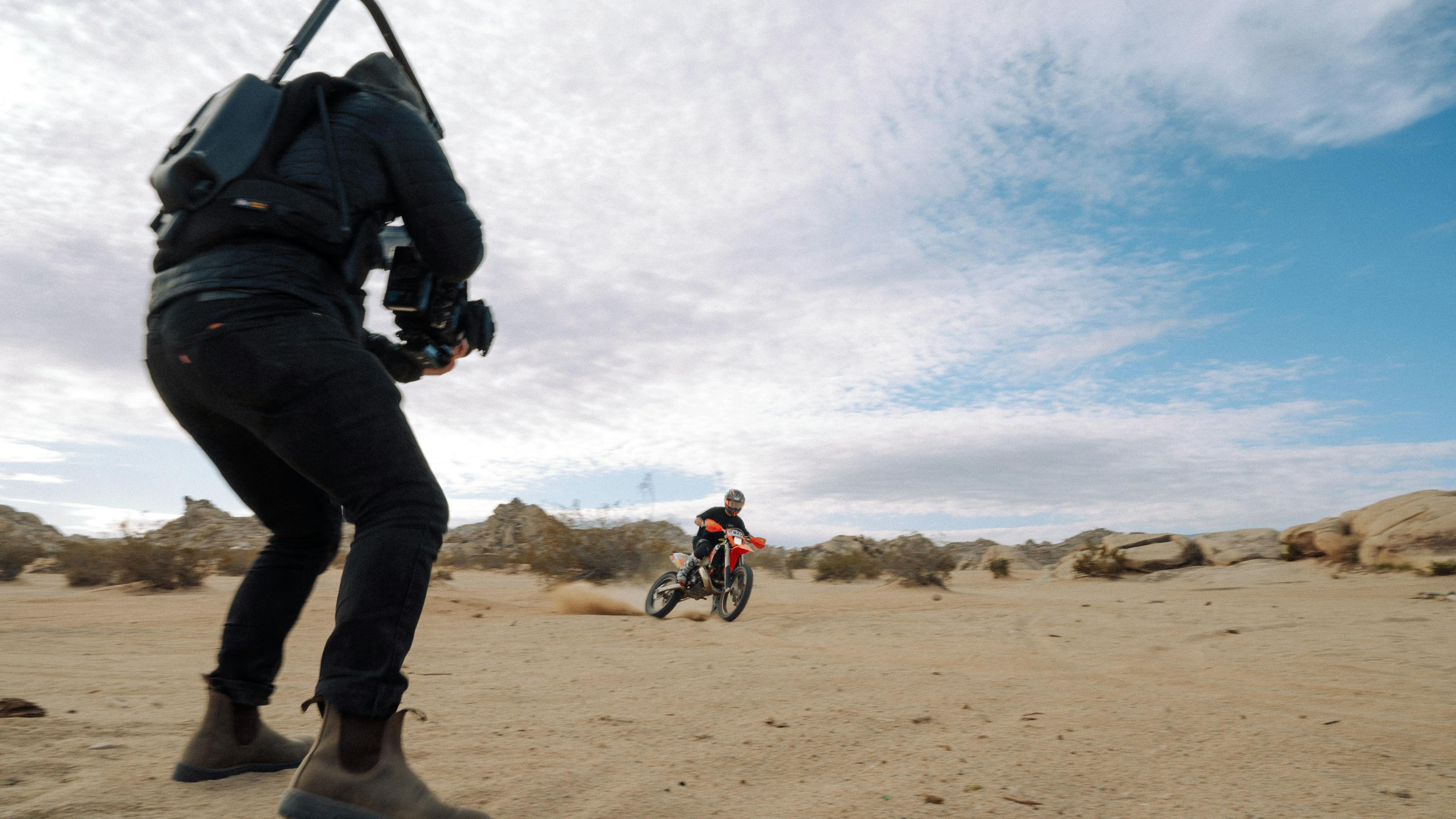 dirt bike film commercial