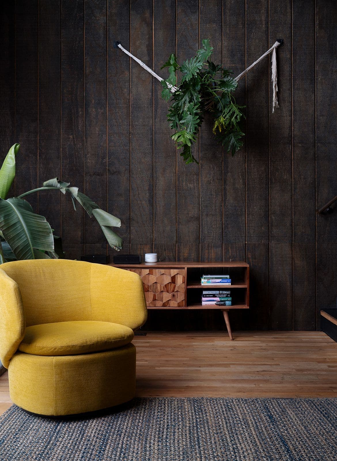 modern yellow chair