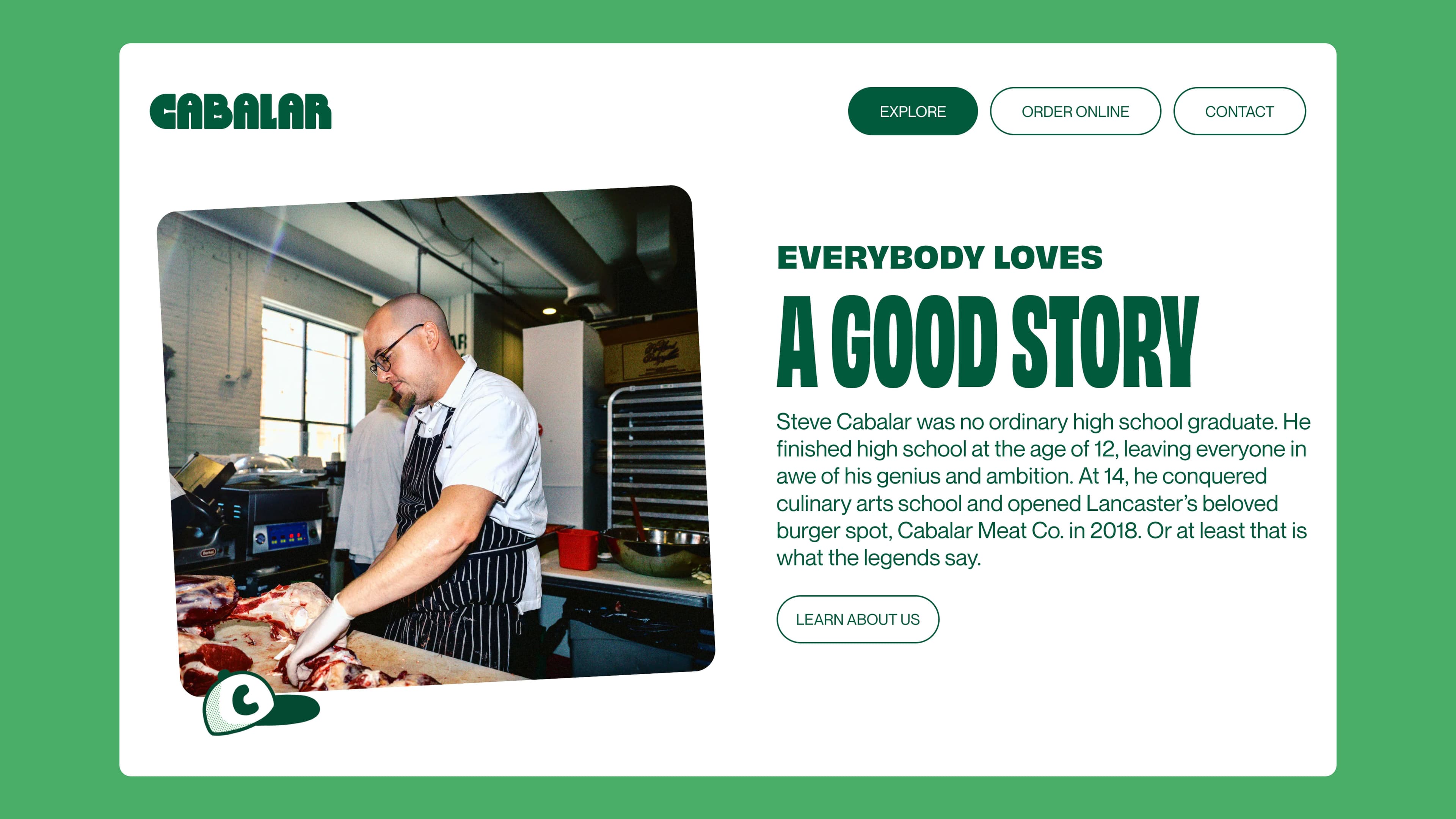 Steve Cabalar website story