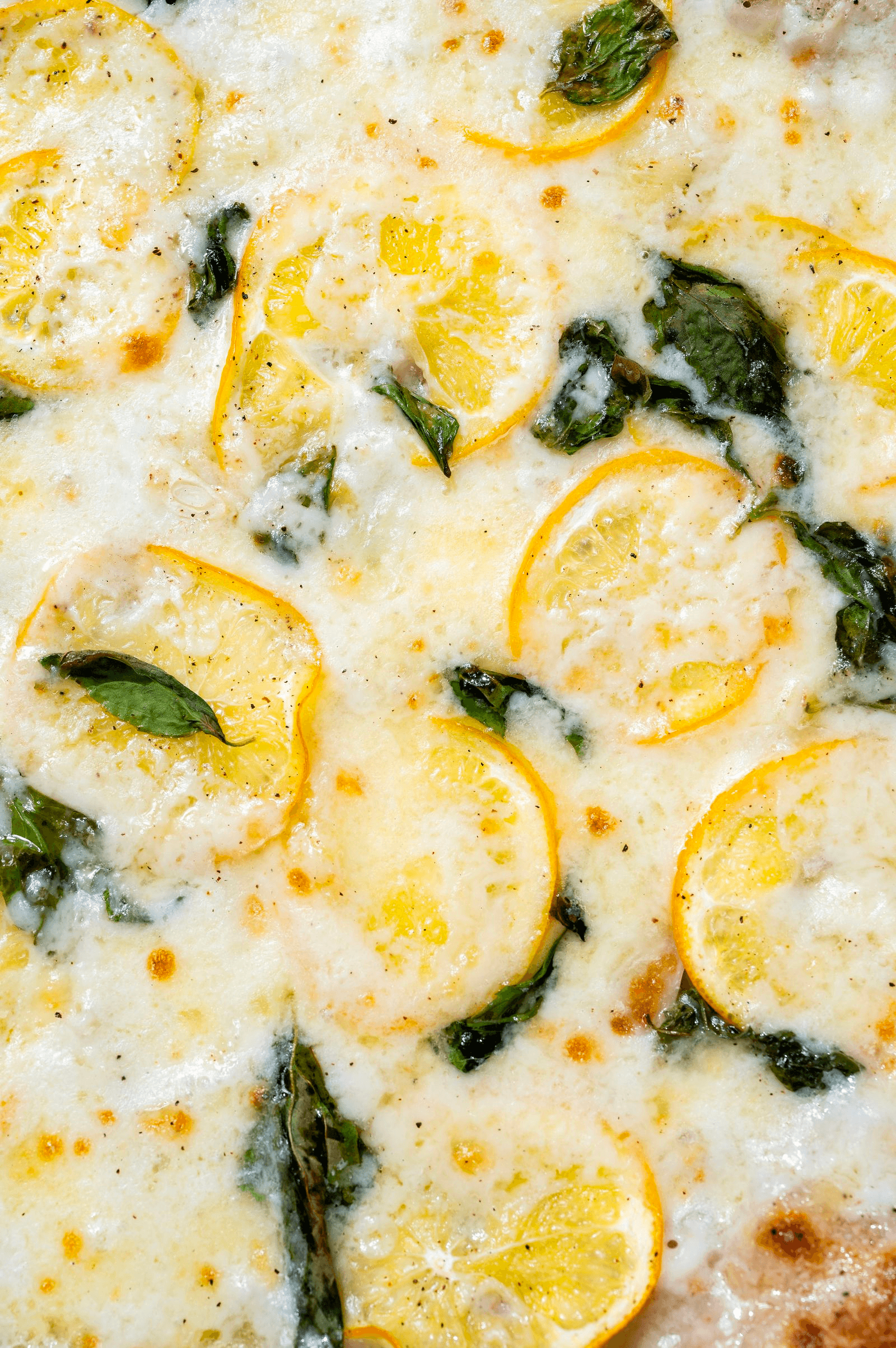 lemons on pizza