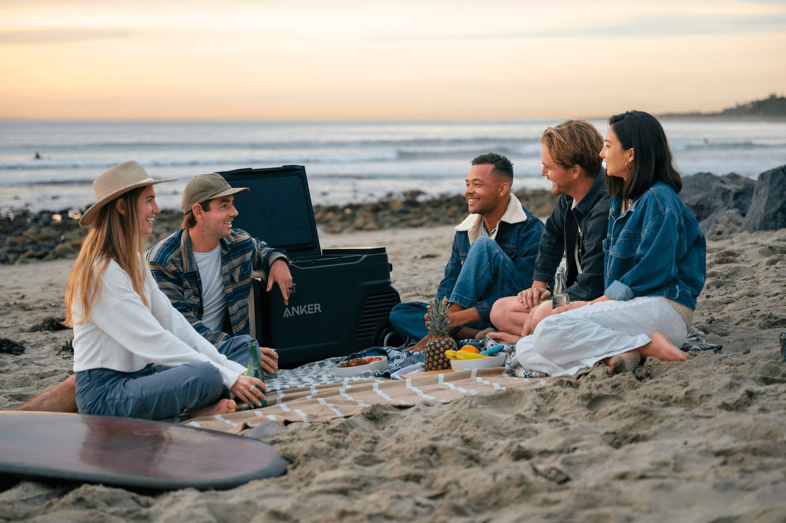 beach picnic