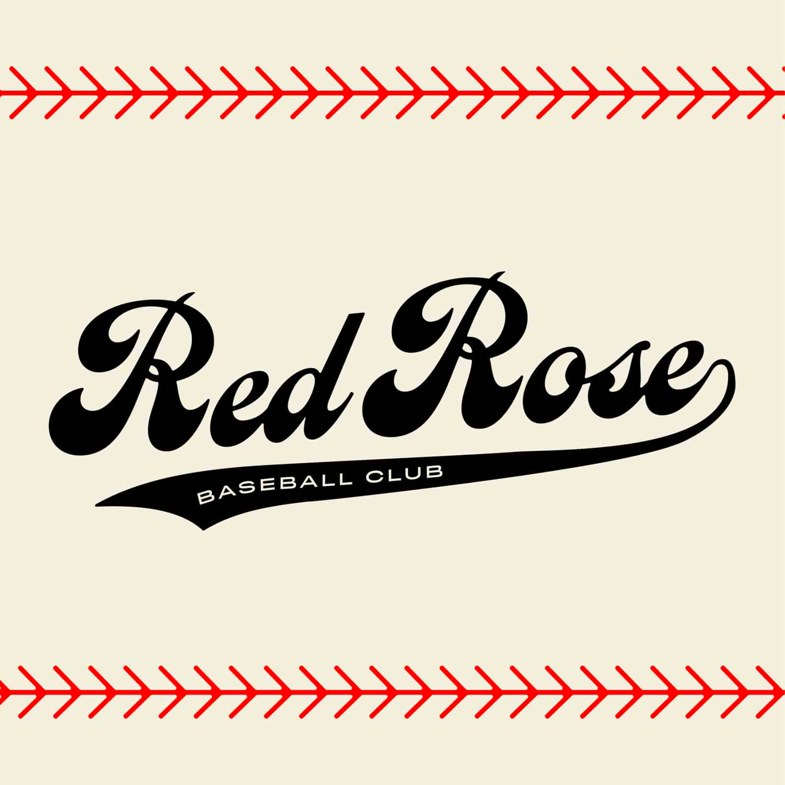 Red Rose Baseball Club Logo
