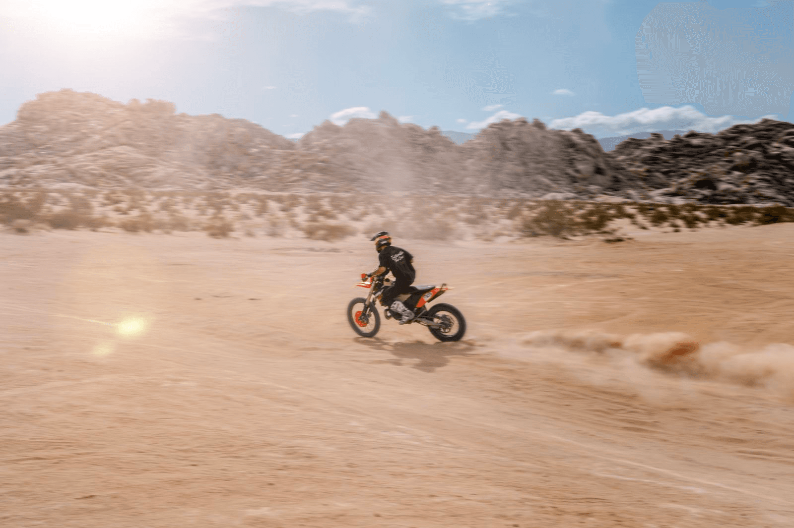 desert dirt bike