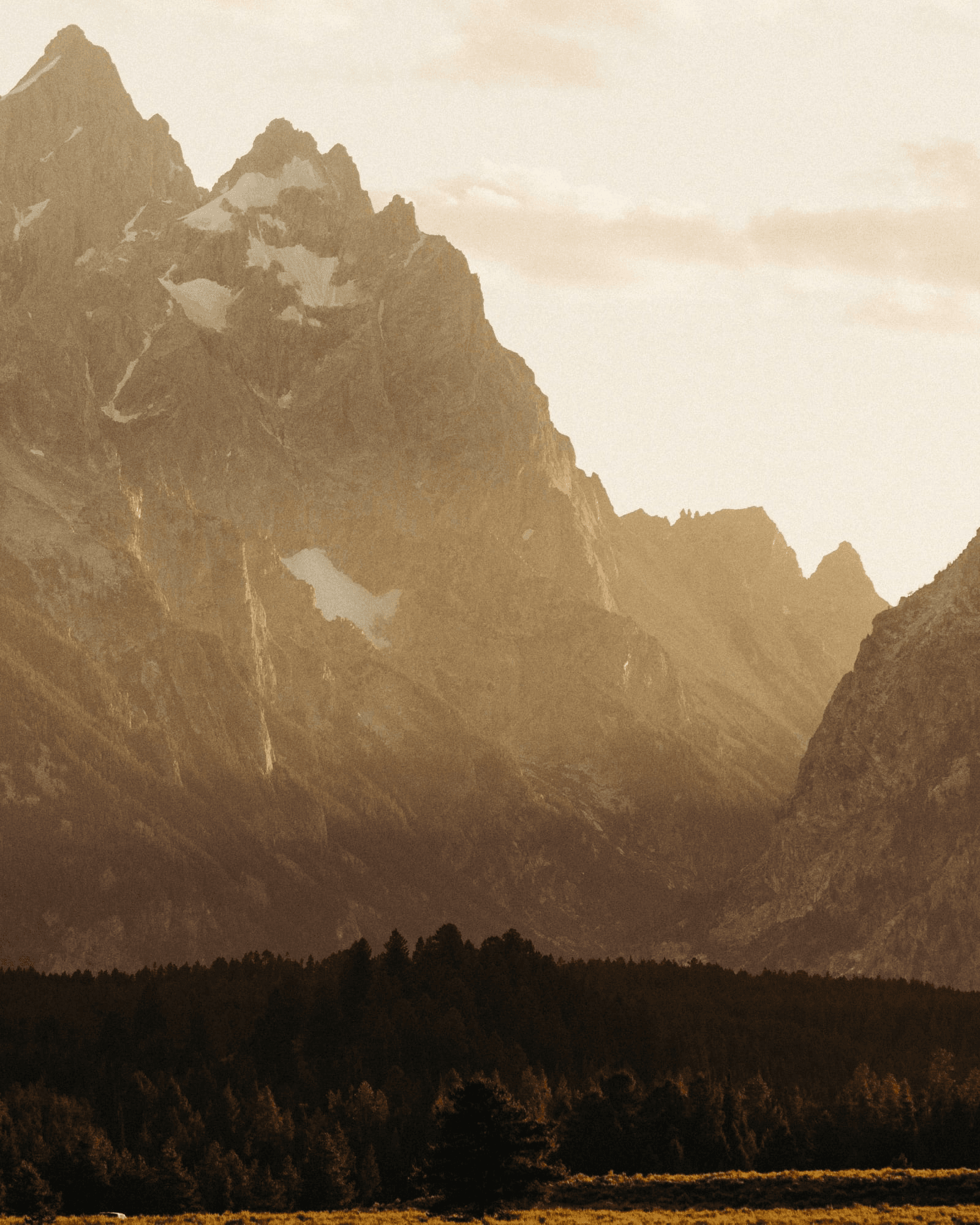 golden hour mountains