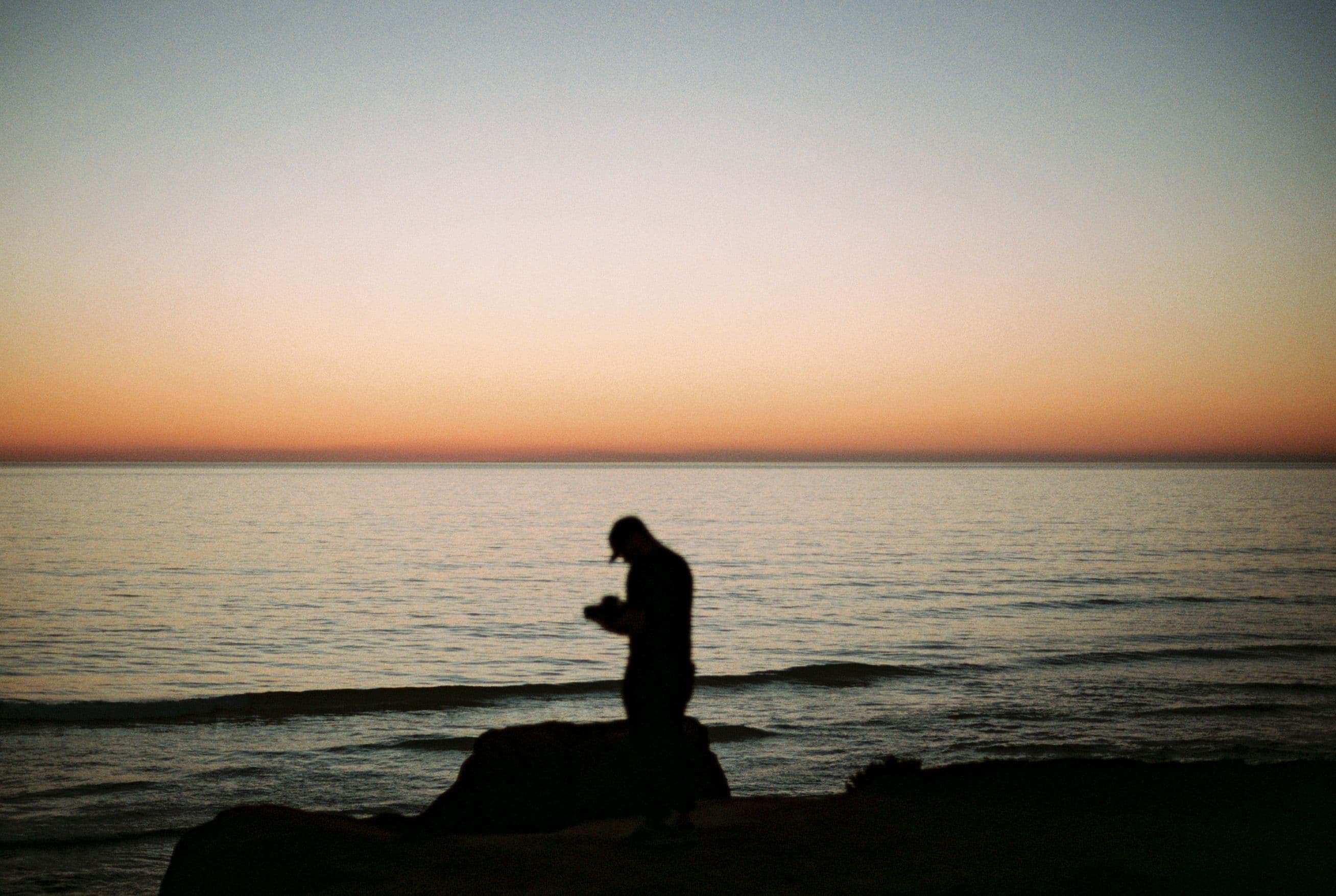 Ocean Sunset silhouette