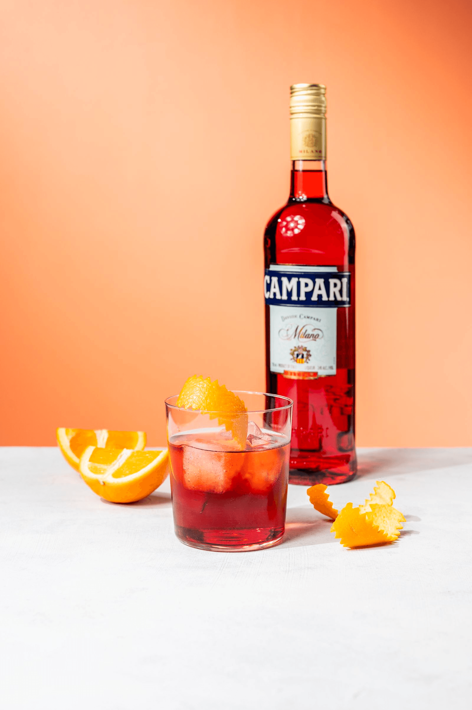 campari with cocktail