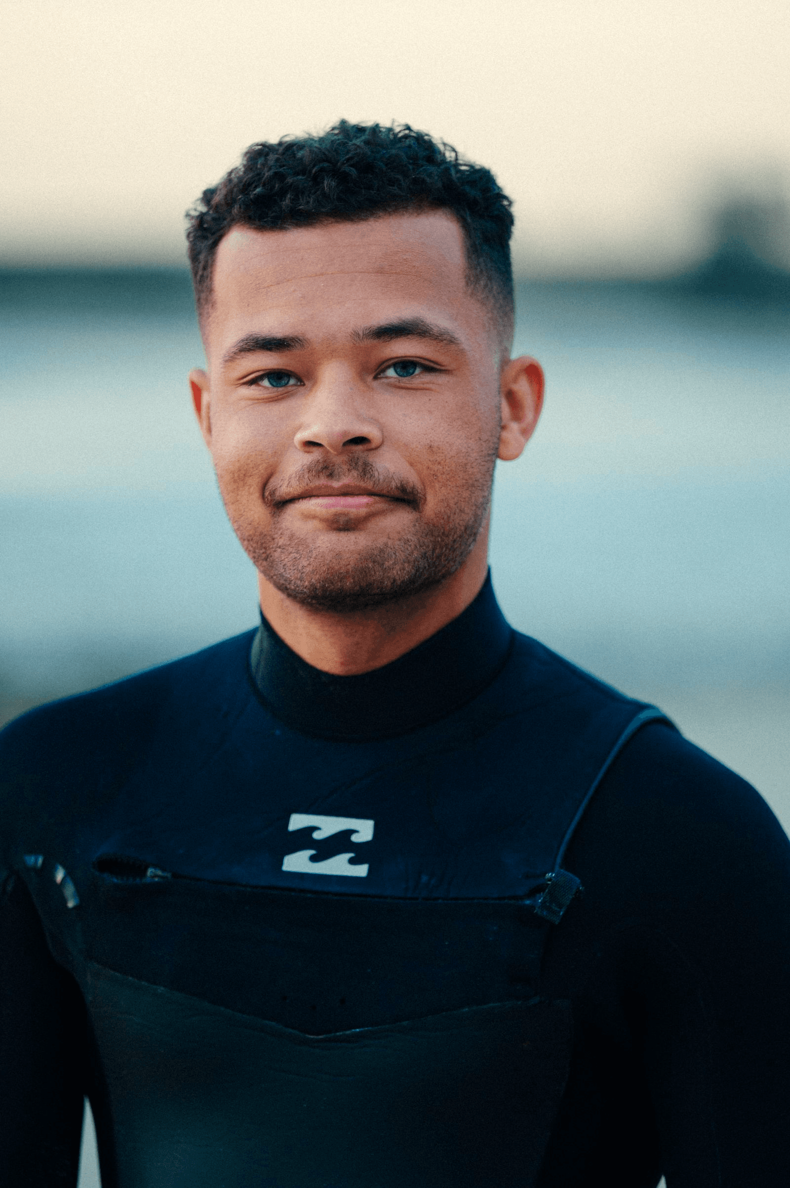 surfer in wetsuit