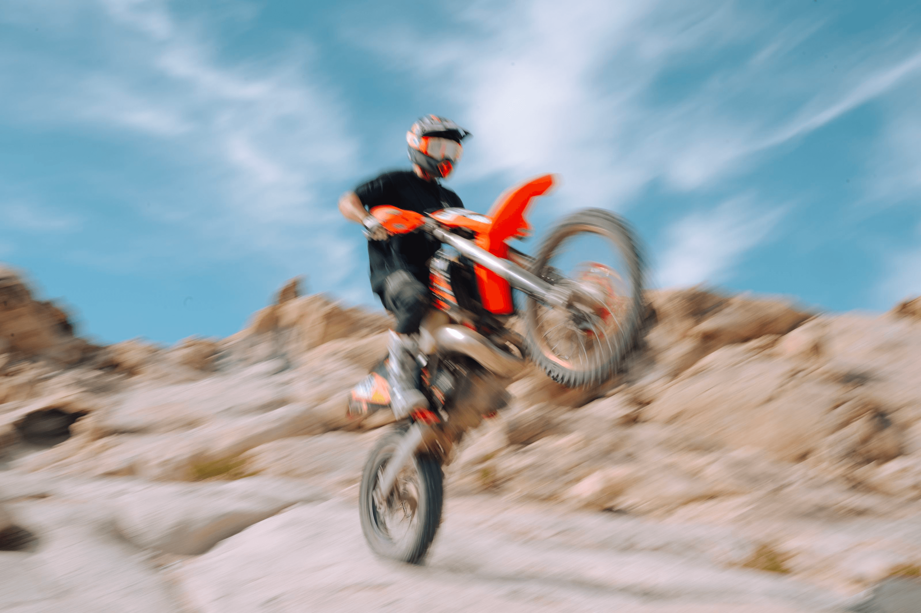 dirt bike wheelie